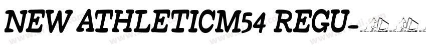 NEW ATHLETICM54 REGU字体转换